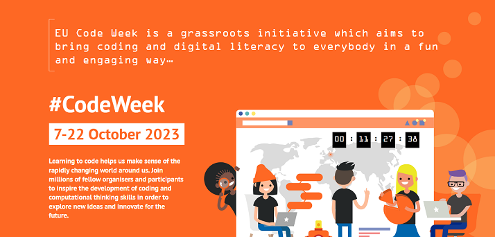 Settimana UE della programmazione (EU Code Week) 2023: incoraggiare i giovani ad acquisire competenze di programmazione e digitali