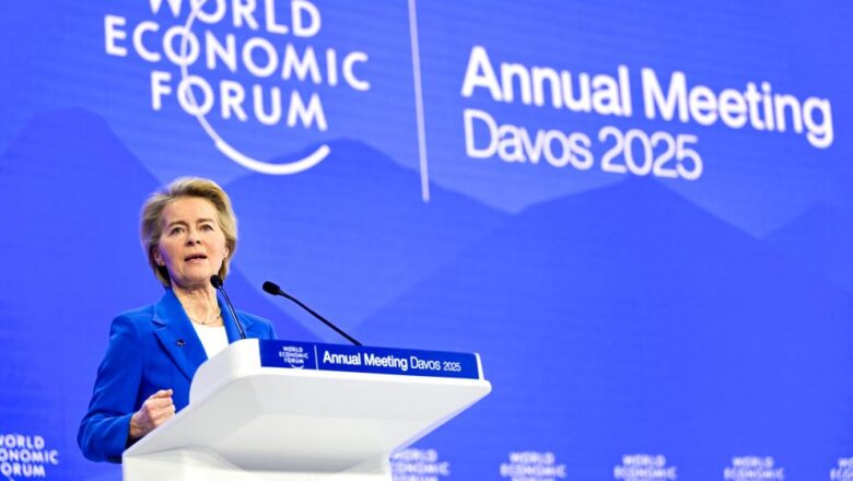 La Presidente von der Leyen inaugura a Davos il Forum mondiale per la transizione energetica