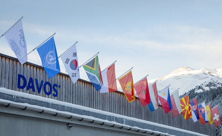 La Presidente von der Leyen e i membri del collegio partecipano alla riunione annuale del Forum economico mondiale a Davos