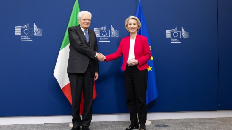 Dichiarazione della Presidente von der Leyen alla presenza del Presidente della Repubblica italiana