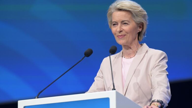 La Presidente von der Leyen a Parigi alla conferenza “Scegli l’Europa per la scienza”
